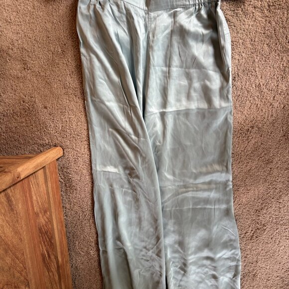 Lunya High Waisted Sleep Set Cumulus Blue L NWT - Picture 10 of 12